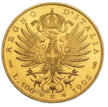 100 lire aquila sabauda